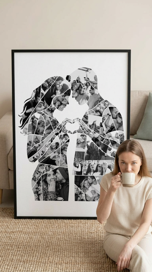 Heart Hands Couple Portrait