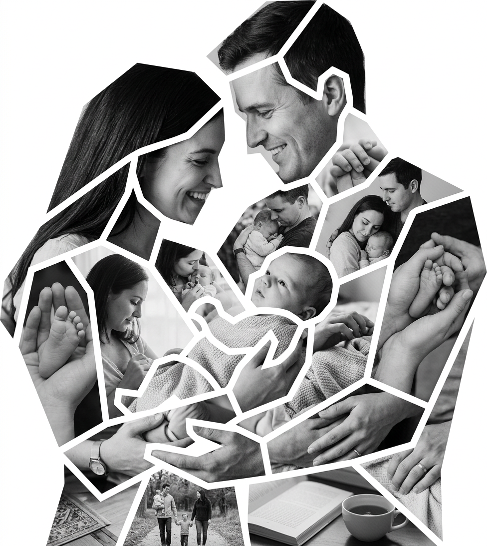 Parents with Baby Portrait