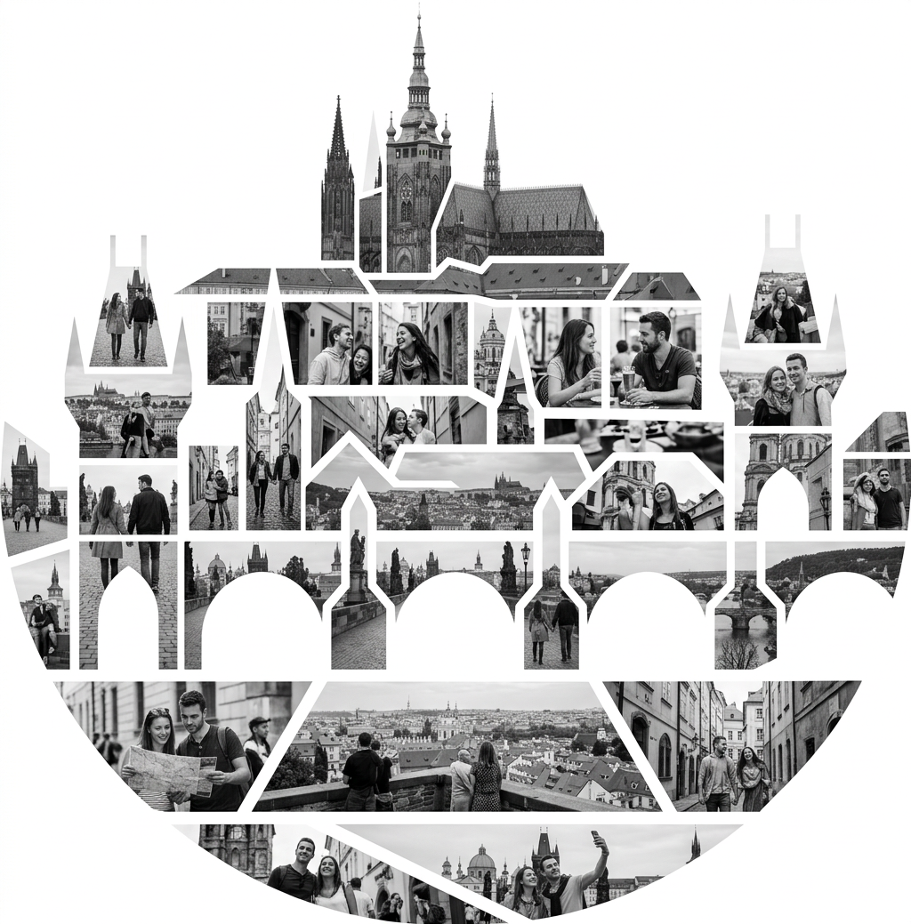 Prague Skyline Portrait