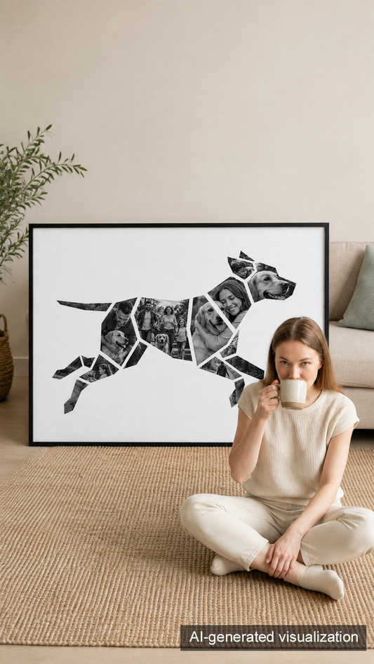 Dog Running Portrait