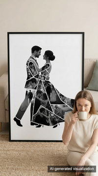 Dancing Bride & Groom Portrait