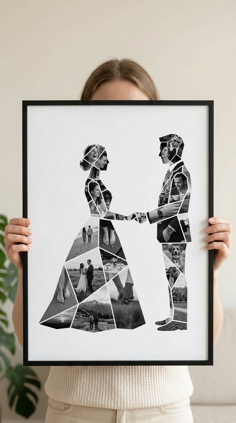 Bride & Groom Holding Hands Portrait