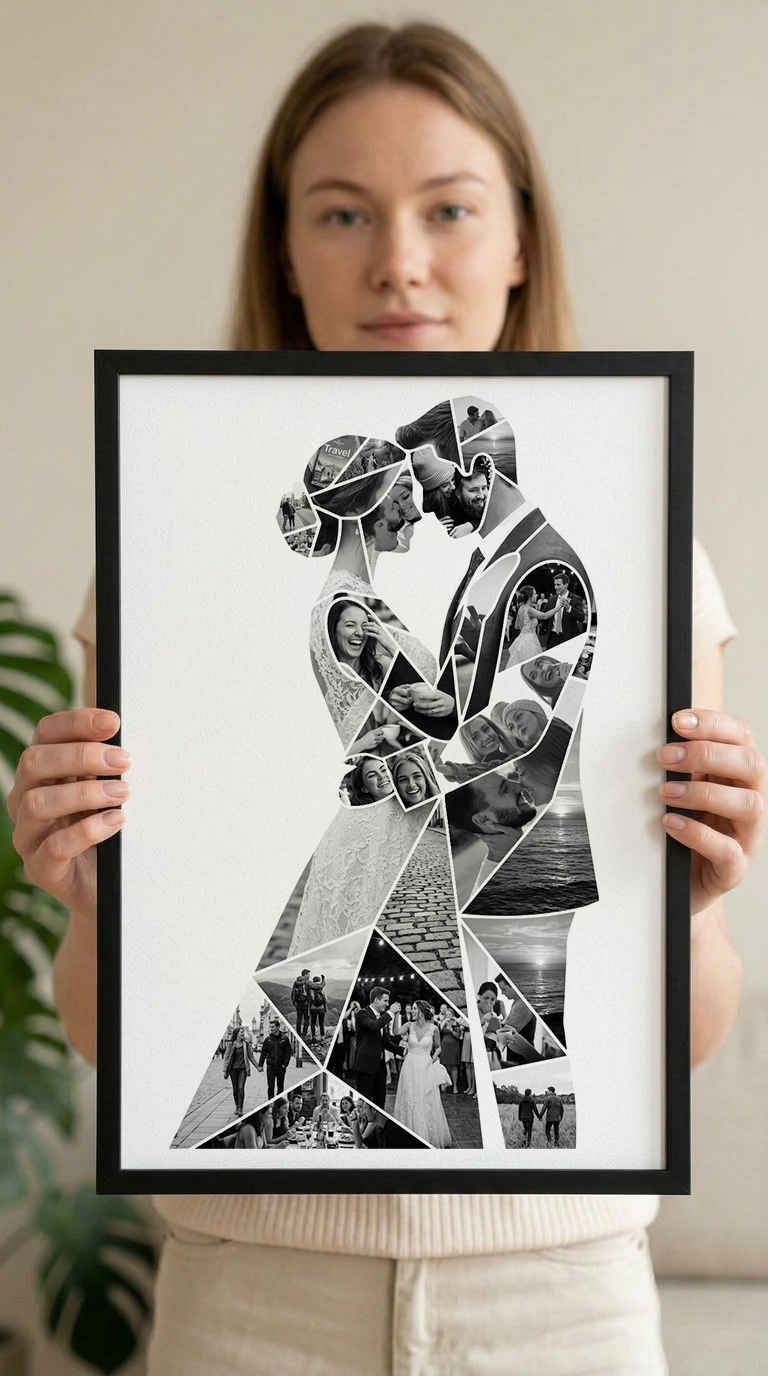 Bride & Groom Hug Portrait