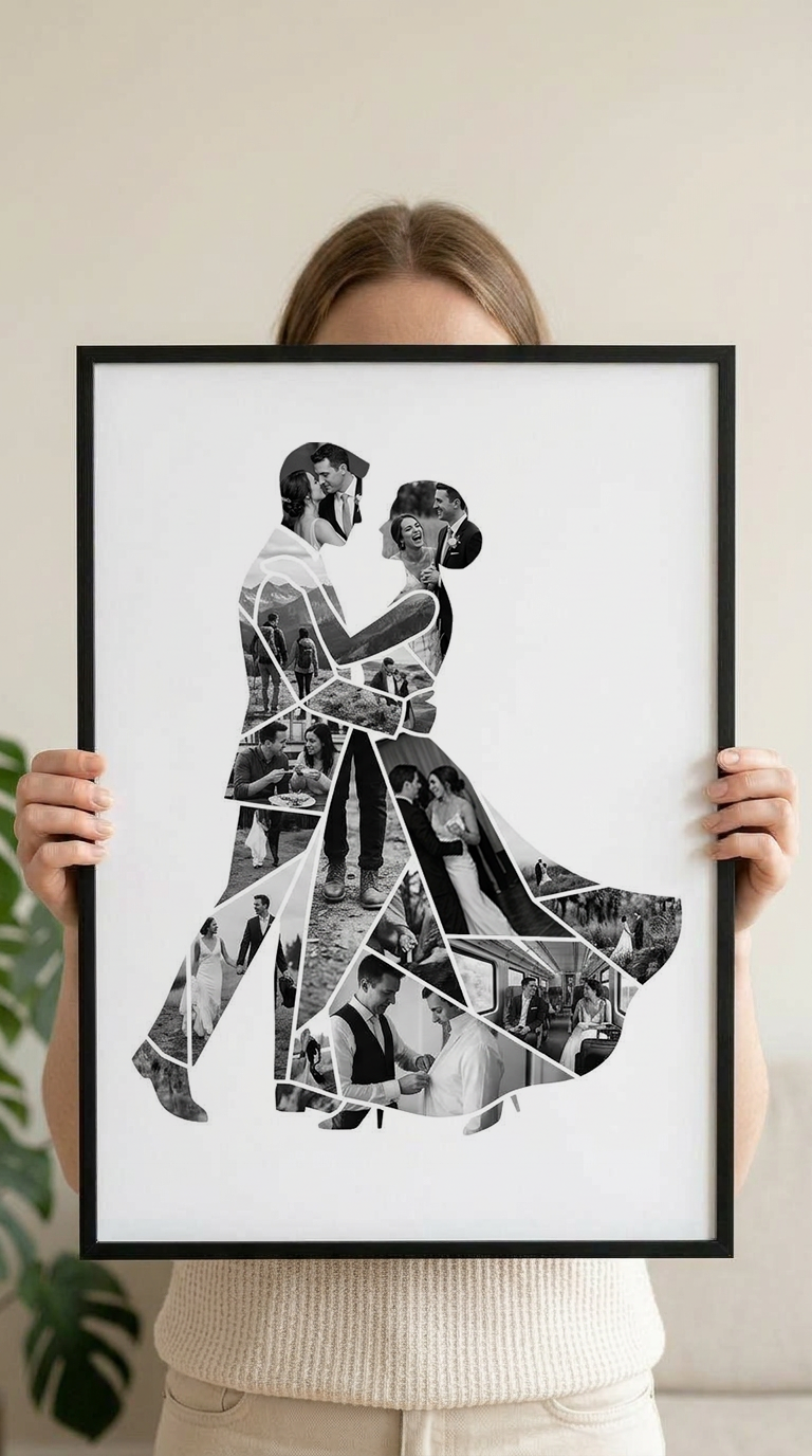 Dancing Bride & Groom Portrait