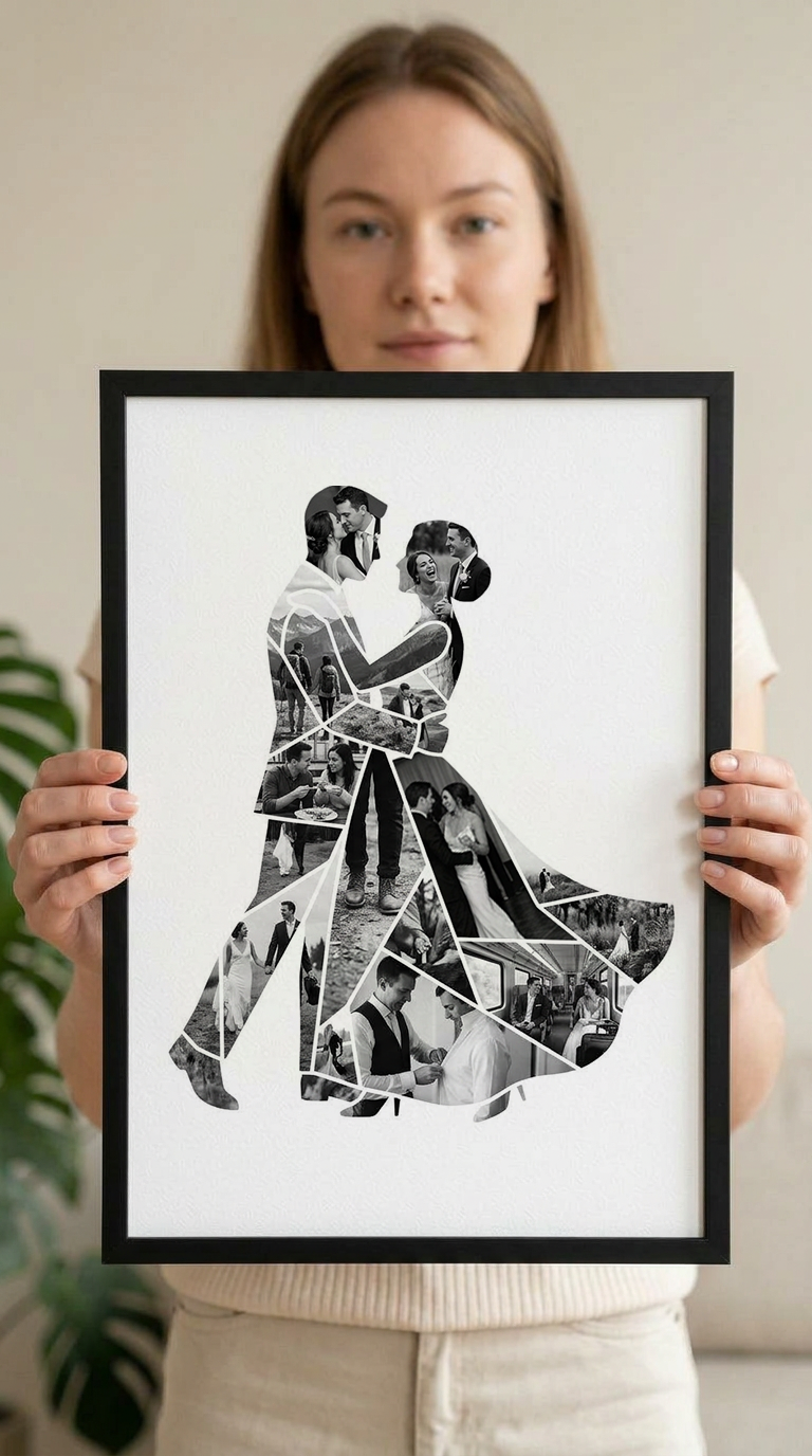 Dancing Bride & Groom Portrait