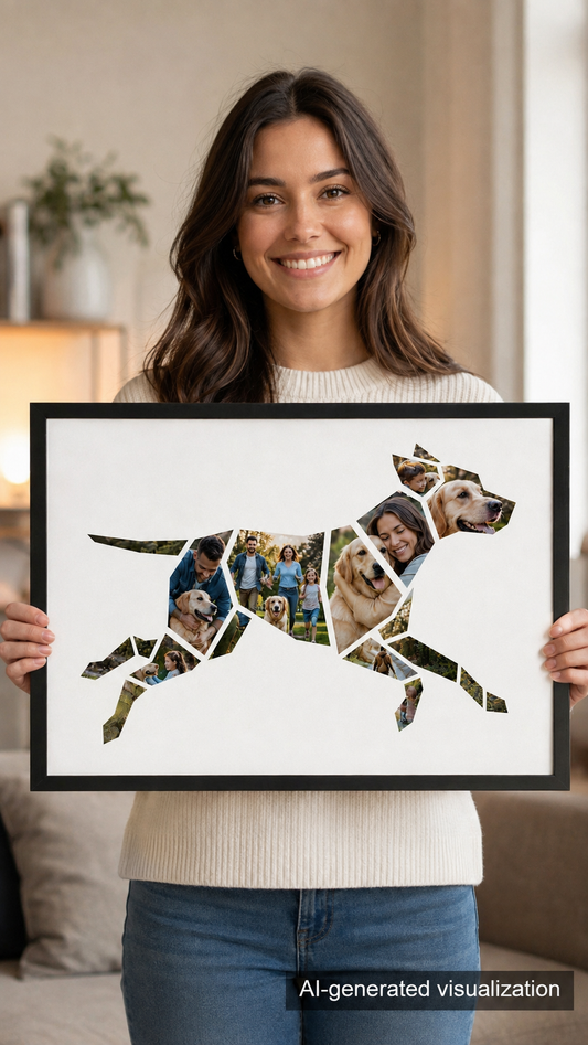 Dog Running Portrait
