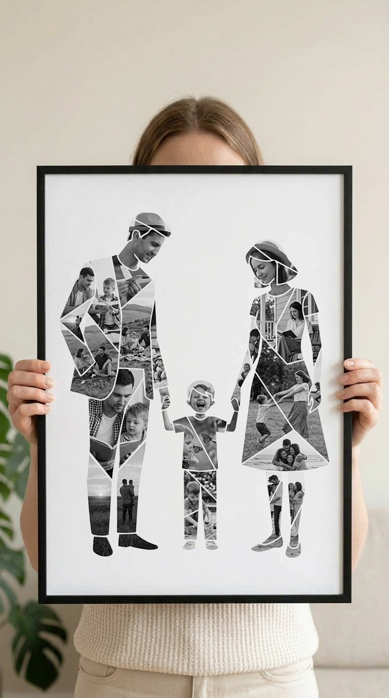 Father Mother Son Portrait