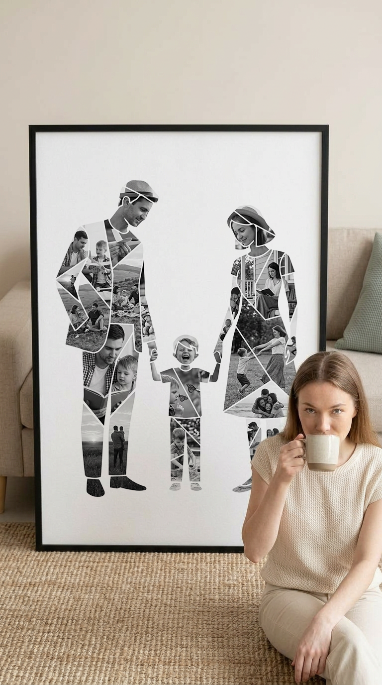 Father Mother Son Portrait