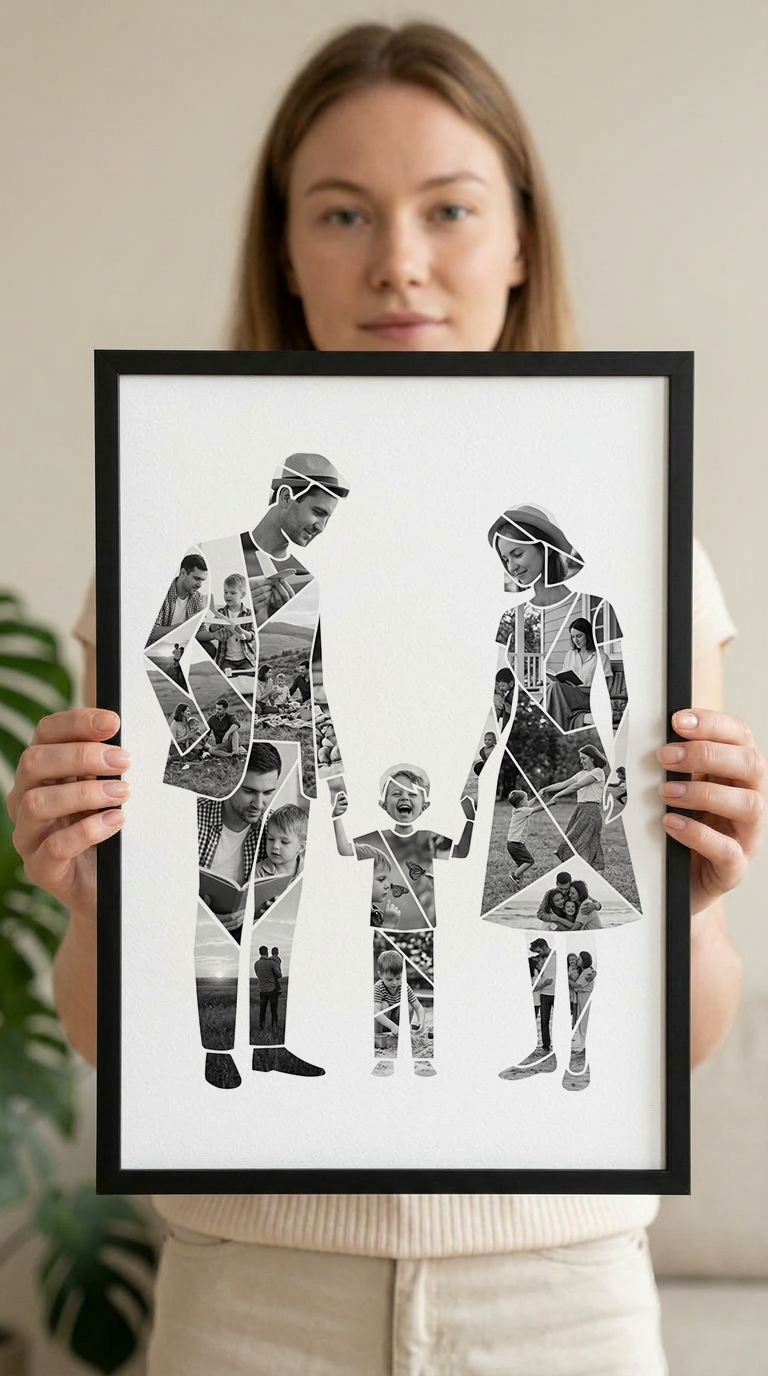 Father Mother Son Portrait