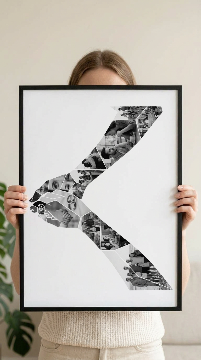 Handshake Symbol Portrait
