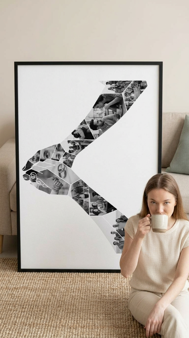 Handshake Symbol Portrait
