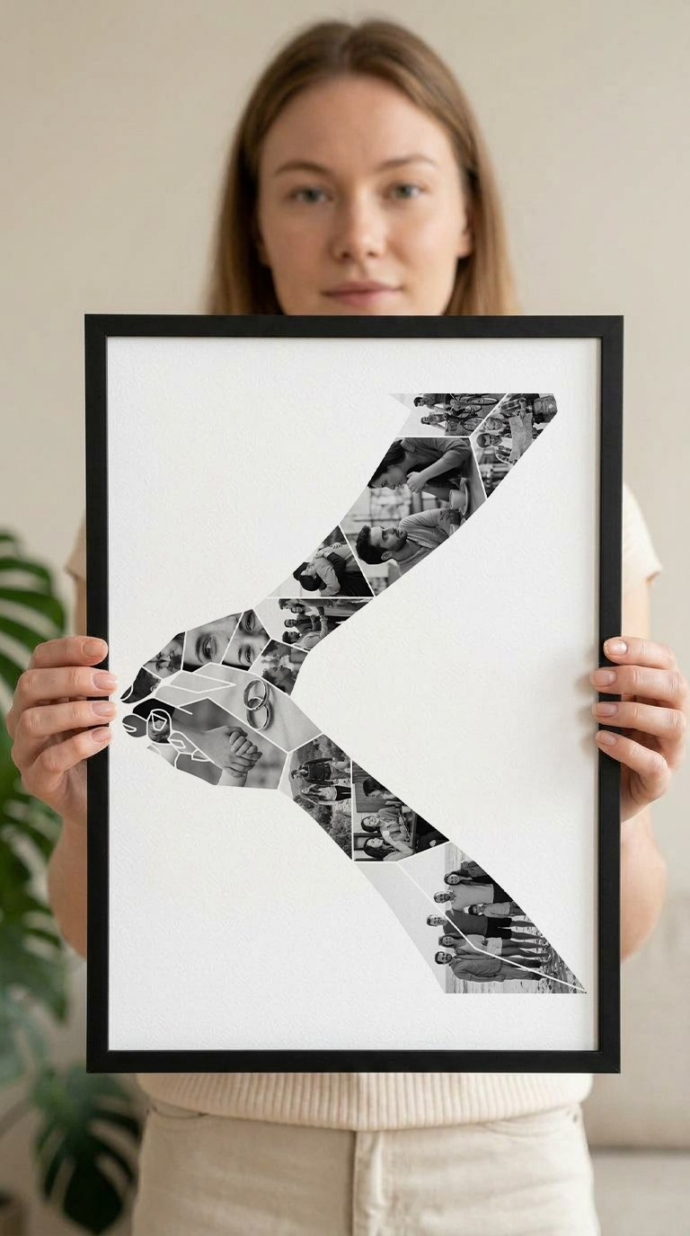 Handshake Symbol Portrait