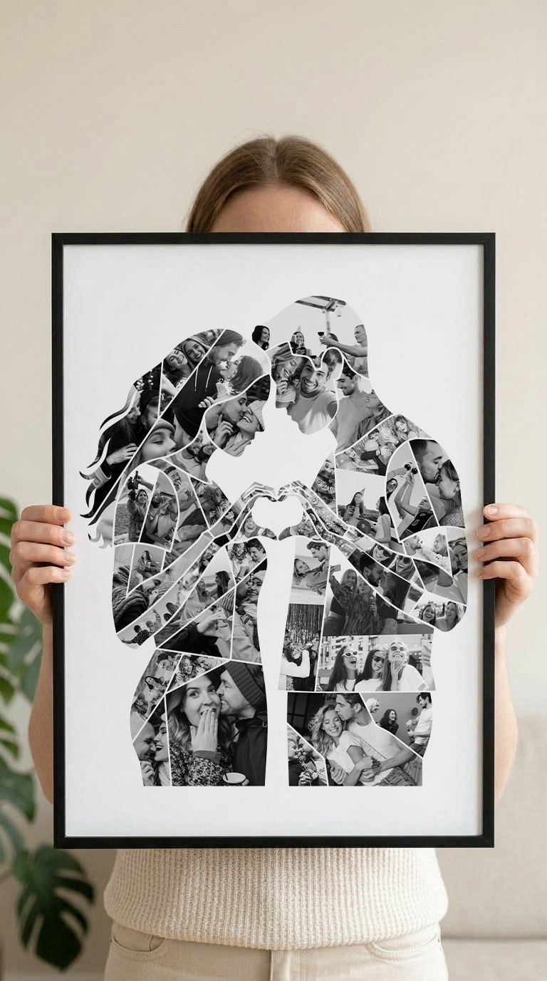 Heart Hands Couple Portrait
