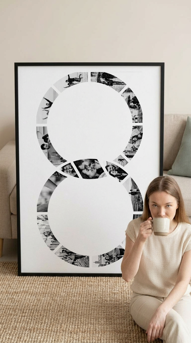 Interlocked Circles Portrait