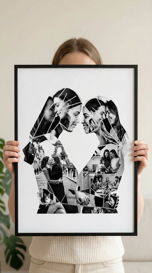 Lesbian Couple Embrace Portrait