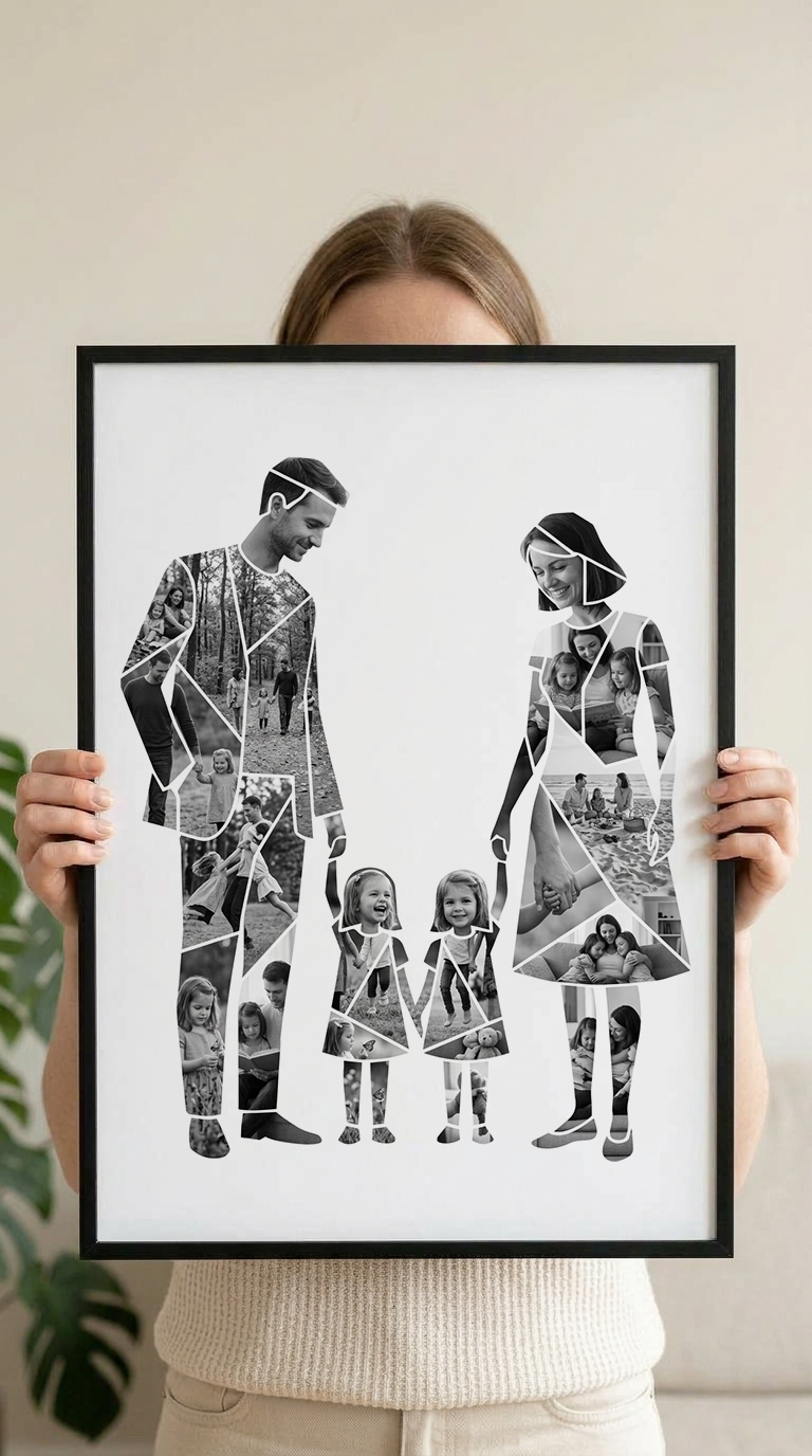 Parents Two Daughters Portrait
