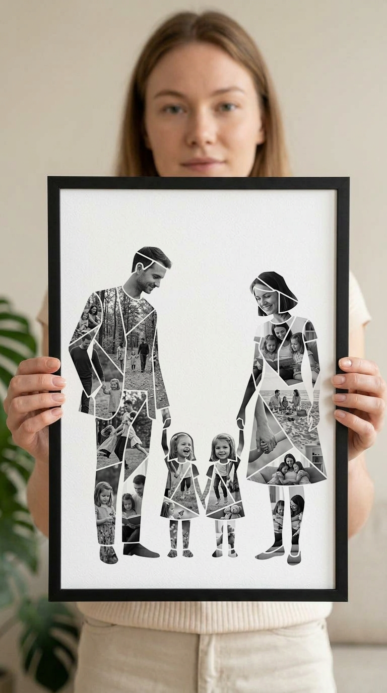 Parents Two Daughters Portrait