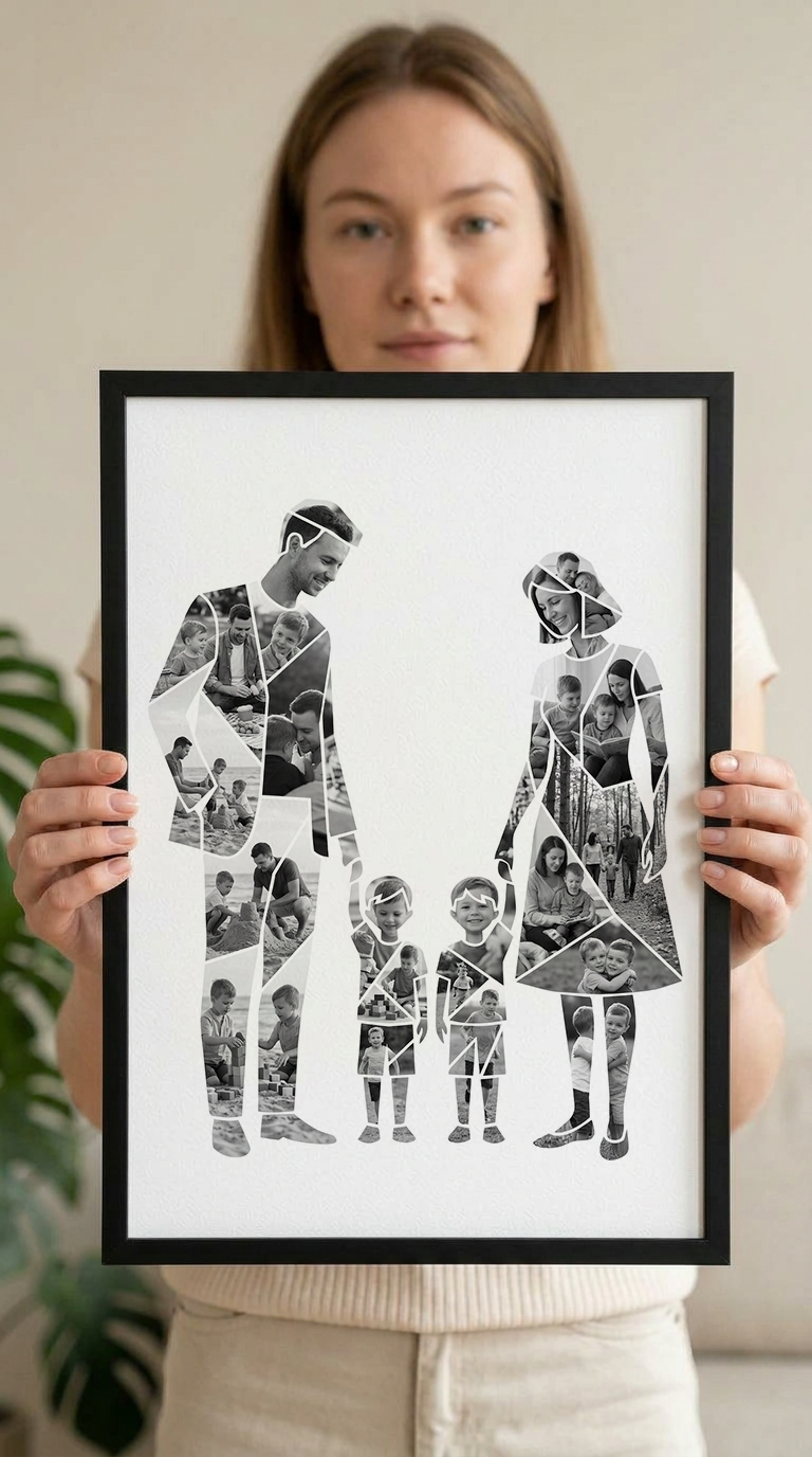Parents Two Sons Portrait