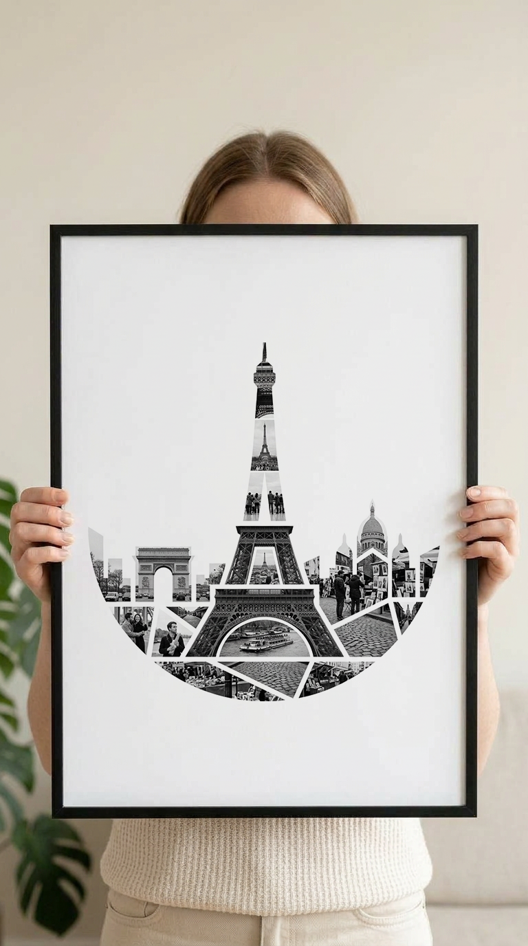 Paris Skyline Portrait
