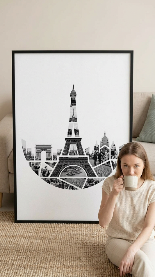 Paris Skyline Portrait