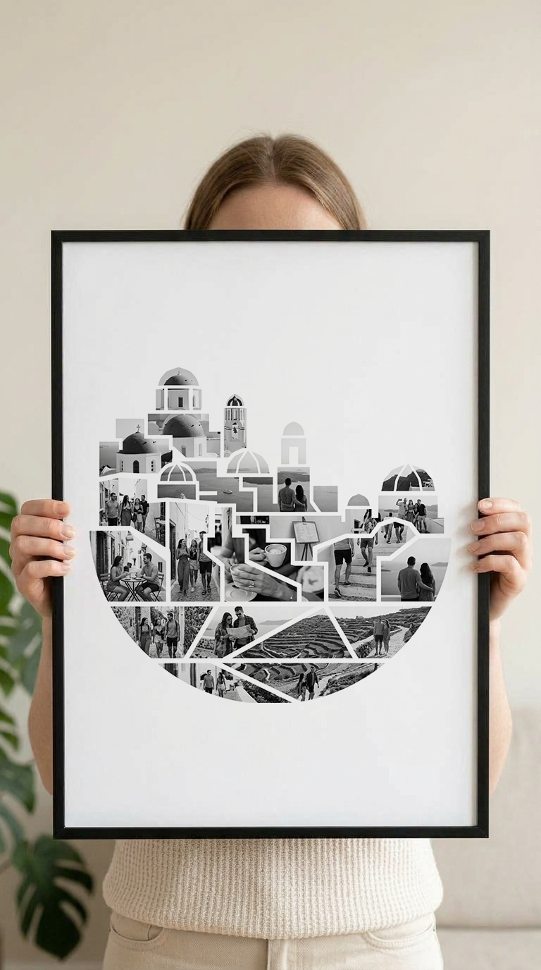Santorini Skyline Portrait