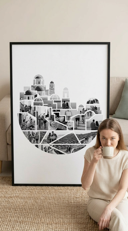 Santorini Skyline Portrait
