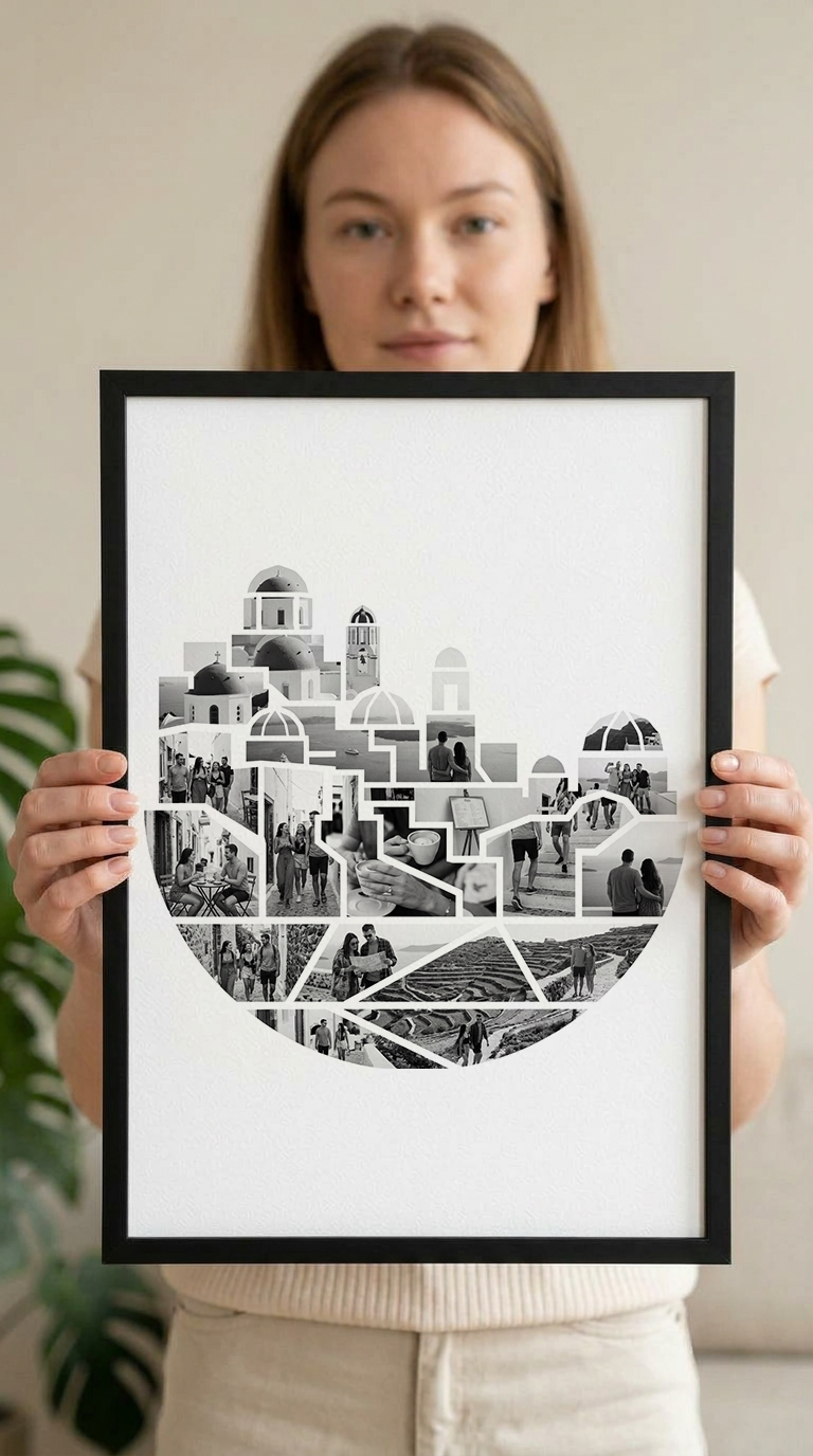 Santorini Skyline Portrait