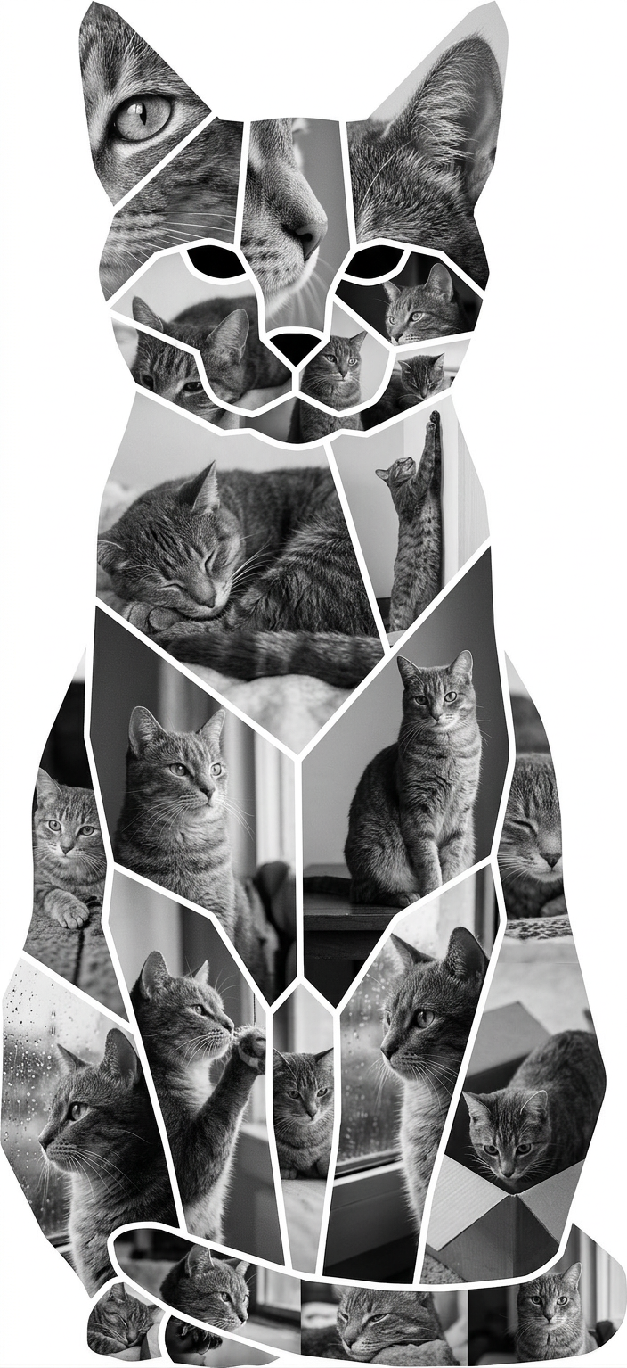 Solo Cat Portrait