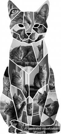 Solo Cat Portrait