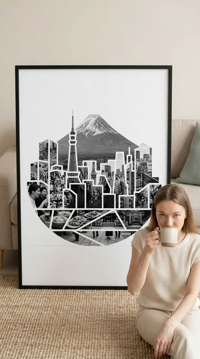 Tokyo Skyline Portrait